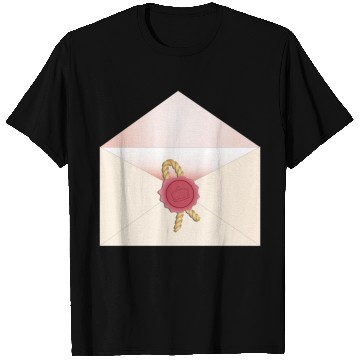 Discover beautiful envelope with an elegant seal T Shirts