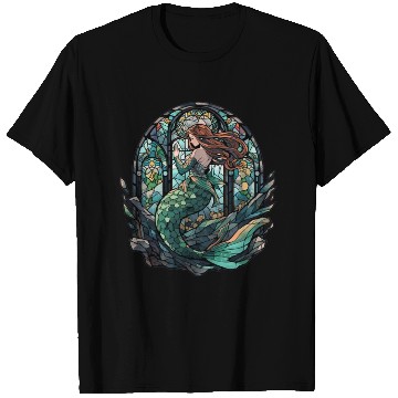 Discover Stained Glass Mermaid T Shirts