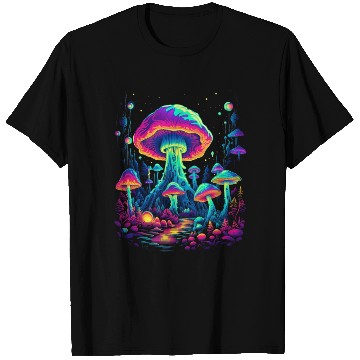 Discover Trippy Mushroom Forest T Shirts