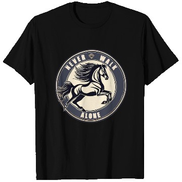 Discover Animal / Hourse / Never walk alone / Wild T Shirts