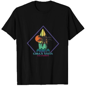 Discover California Surfboard T Shirts