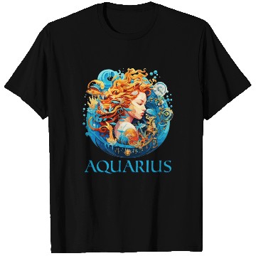 Discover Embrace Your Aquarius Identity: Aquarius Pride T Shirts