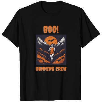 Discover Boo Running Crew T Shirts