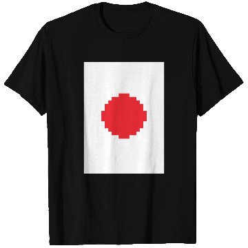 Discover Japan Flag - Pixels T Shirts
