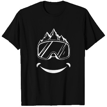 Discover Ski Face Winter Sports Snowboard Apres Ski T Shirts