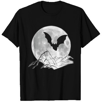 Discover moon and bat T Shirts