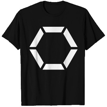 Discover White Hexagon Shape T Shirts
