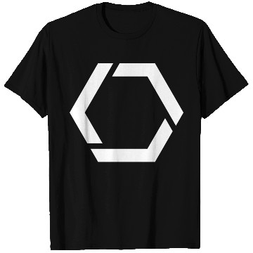 Discover White Hexagon Shape T Shirts