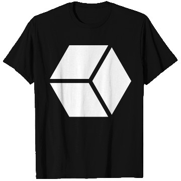 Discover White Hexagon Shape T Shirts