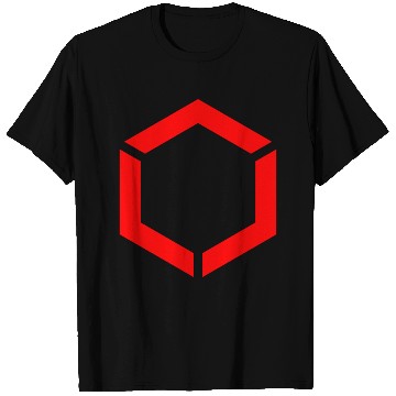 Discover Red Hexagon Shape T Shirts