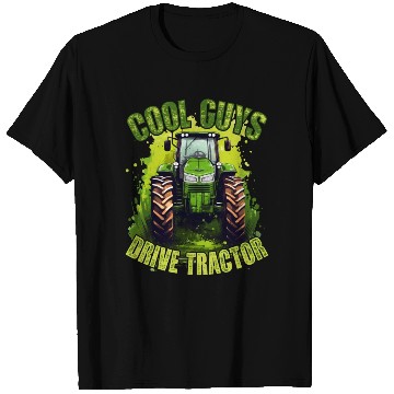 Discover Cool Guys Drive Tractor Farmer Agriculture Gift T Shirts