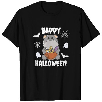 Discover Noodles Japanese Noodles Halloween Hippo Ramen T Shirts