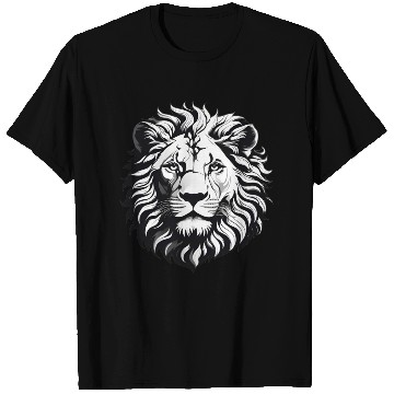 Discover Black and white Lion T Shirts