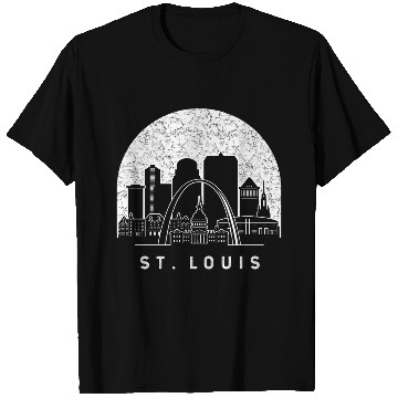 Discover St. Louis Missouri Skyline T Shirts