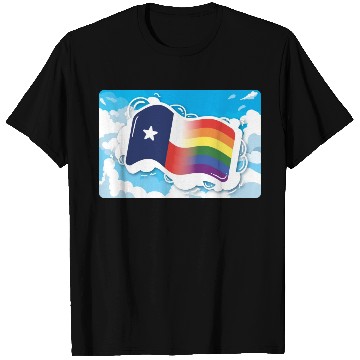 Discover Texas Flag Pride Design for proud LGBT+ Texan T Shirts