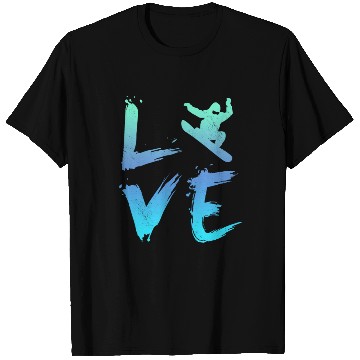 Discover LOVE Snowboarding Freestyle Winterpark Snowboard T Shirts