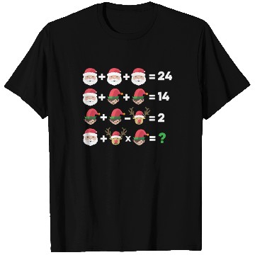 Discover Math Operation Santa Claus Christmas T Shirts