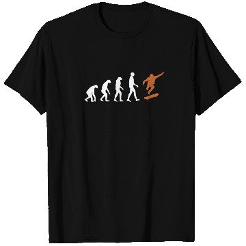 Discover Skateboard Evolution Skaterboy Skateboardkid T Shirts
