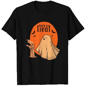 Discover Trick or Treat halloween Ghost T Shirts