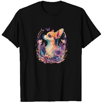 Discover Chihuahua | Cute Dog | Beautiful | Flowers | Girl T Shirts