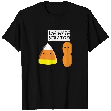 Discover Candy Corn and Circus Peanut, Cute and Sassy Candy T Shirts