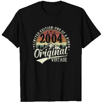 Discover Unique 2004 Vintage Birthday Gift T Shirts
