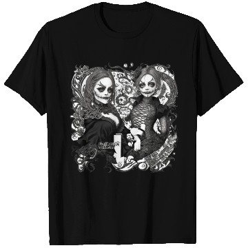 Discover Young witch and pumpkin Halloween 2 T Shirts