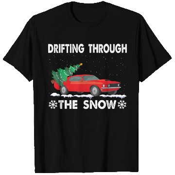Discover Drifting Through The Snow Car Lover T Shirts