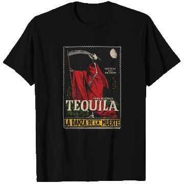 Discover Vintage Mexican Tequila Calavera T Shirts