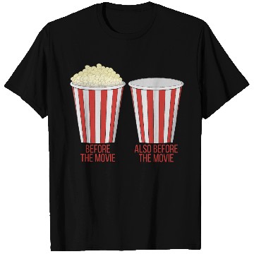 Discover Popcorn at the cinema T Shirts