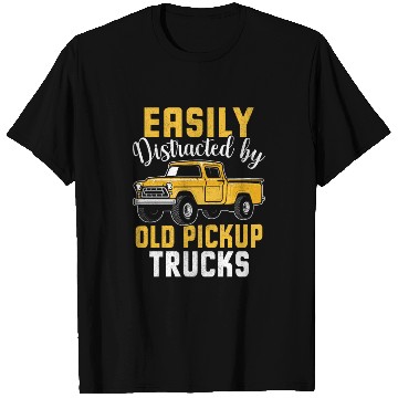 Discover Easily Distracted By Trucks - Funny Trucks Lover , T Shirts