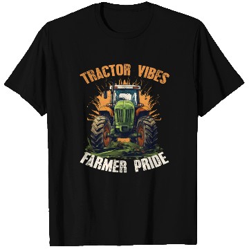 Discover Tractor Vibes Farmer Pride Agriculture Gift T Shirts