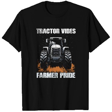 Discover Tractor Vibes Farmer Pride Agriculture Gift T Shirts