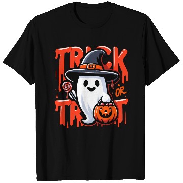 Discover Ghost - Trick or treat T Shirts