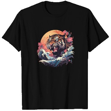Discover Tokyo Asia 80s Japanese Retro Tiger T Shirts