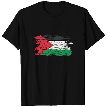 Discover Palestine Flag Graffiti Art T Shirts