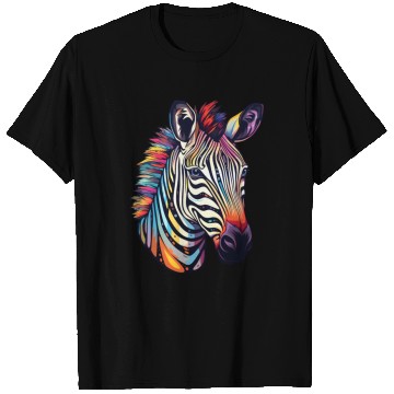 Discover Psychedelic Zebra-Inspired Watercolor Safari T Shirts