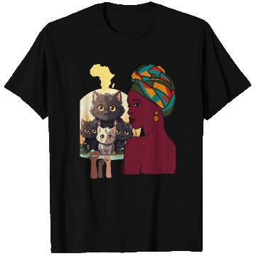 Discover BLACK HISTORY CAT T Shirts