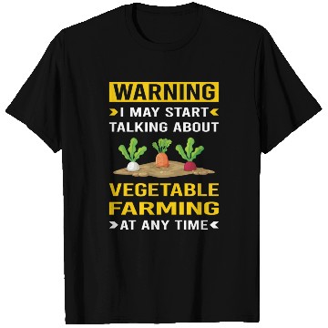 Discover Warning Vegetable Farming Farm Farmer T Shirts