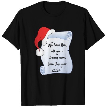 Discover Santa Claus wishes T Shirts