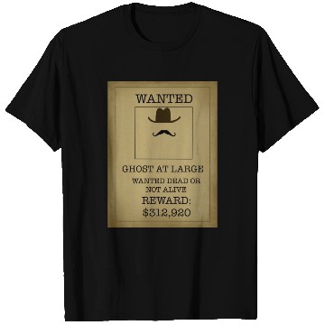 Discover WANTED ghost poster T Shirts