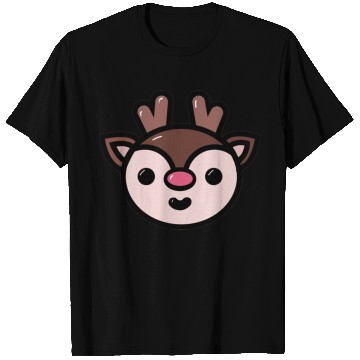 Discover Reindeer Face T Shirts