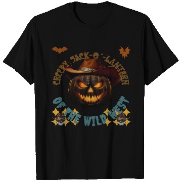 Discover Creepy Jack o Lantern of the Wild West T Shirts