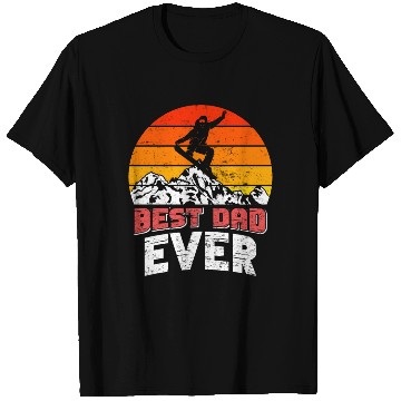 Discover Snowboarder Best Dad Ever Snowboarding Freestyle T Shirts