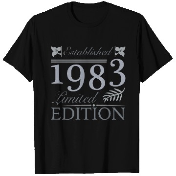 Discover Established 1983 40th Birthday T Shirts