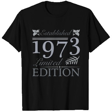 Discover Established 1973 50th Birthday T Shirts