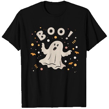 Discover Halloween Cute Ghost Funny Boot Scootin Spooky T Shirts