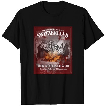 Discover Switzerland T Shirts - Rütli sworn - print yourself