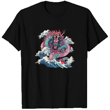 Discover Tokyo Asia 80s Japanese Retro Dragon Dragon T Shirts