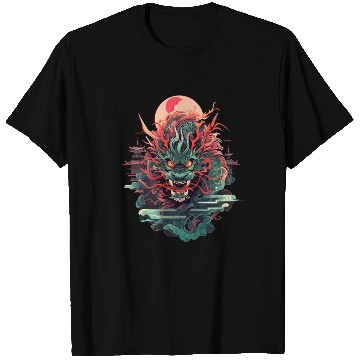 Discover Tokyo Asia 80s Japanese Retro Dragon Dragon T Shirts